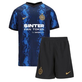 Camisolas de futebol Inter de Milão Criança Equipamento Principal 2021/22 Manga Curta